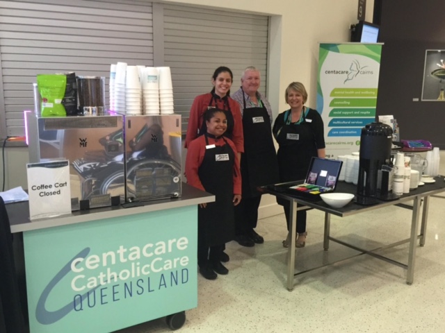 The Centacare Queensland Coffee Cart at QDC