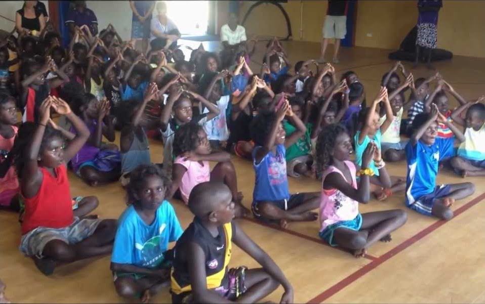 Students at MCPS preforming My Island Home