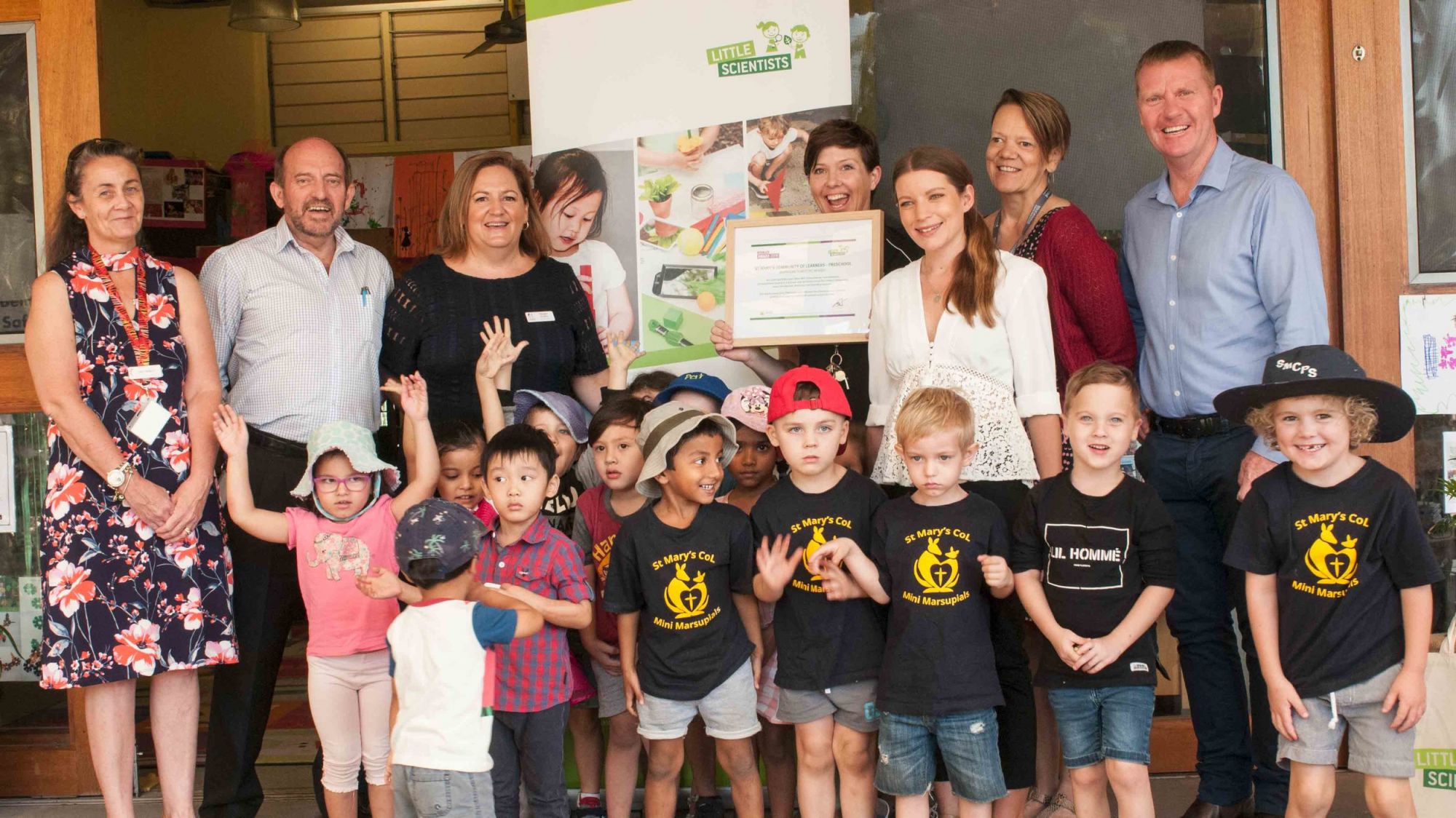 St Mary's Preschool Scientists win top award