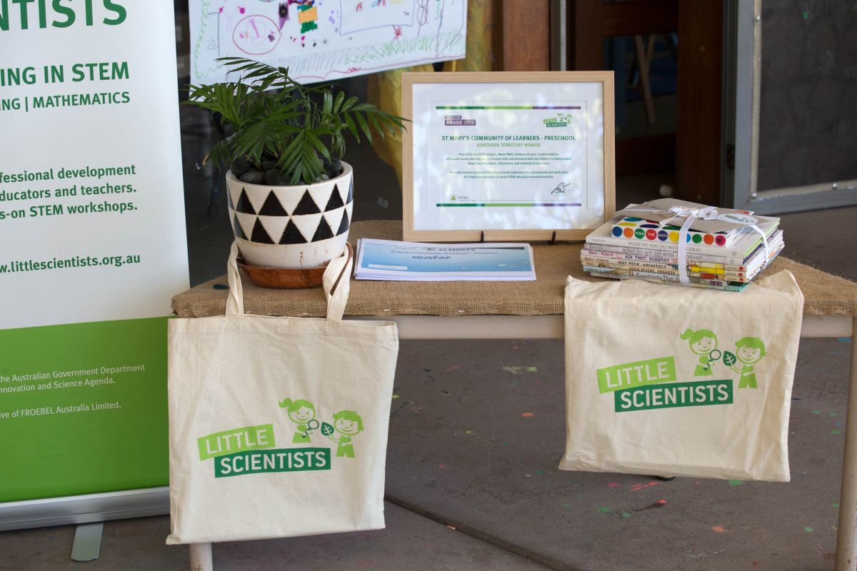 St Mary's Preschool Scientists win top award