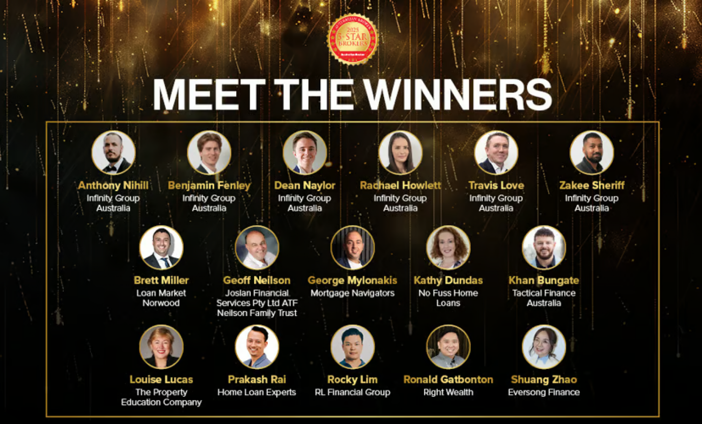 Australian Broker reveals the best mortgage brokers in 2025