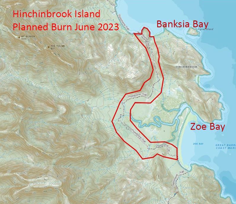 Media Release Hinchinbrook Island National Park Planned Burn June 2023