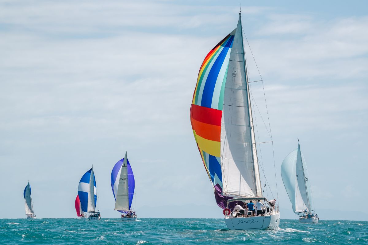 Downwind on a magic day off Townsville - Revolution Productions