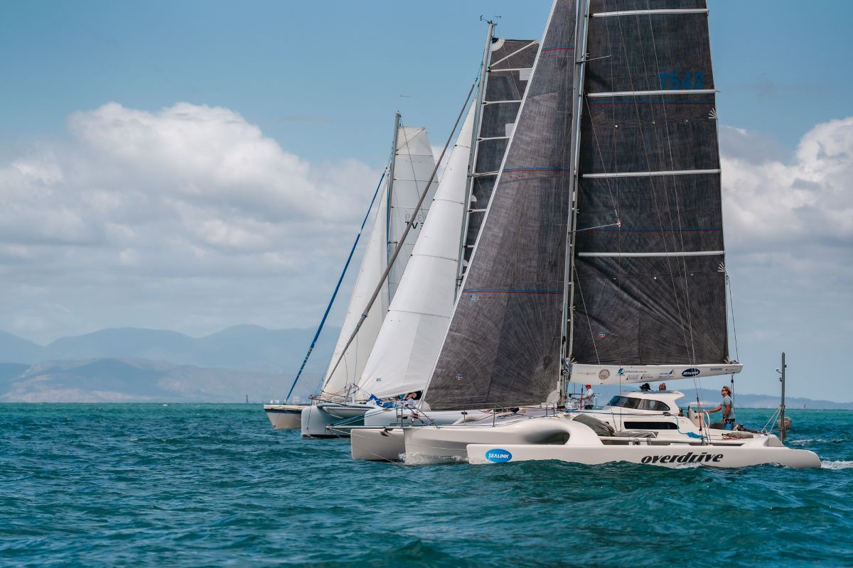 Multihull  lineout on Day 3 - Revolution Productions