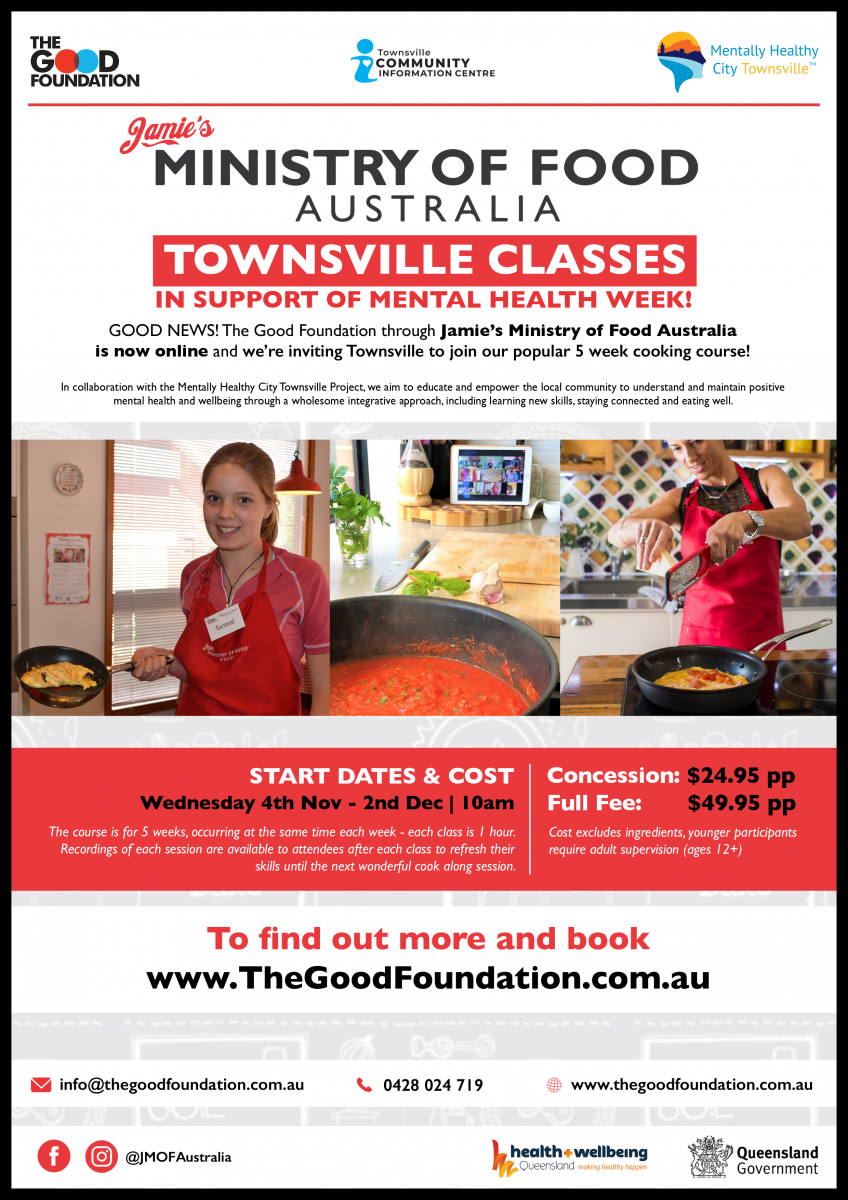 Jamie's Ministry of Food Australia Townsville Classes