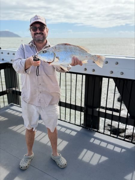 Dr John Hall fishing