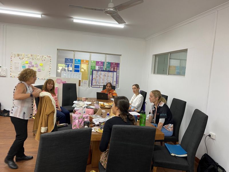 Maternity Project Officer Lyn Zeller speaks to ABC about the Maternity