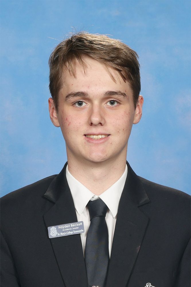 2025 College Dux: Hayden Beckett