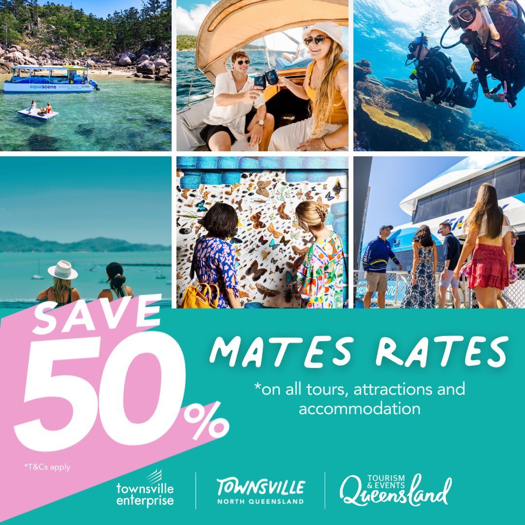 Mates Rates gains support of Tourism and Events Queensland | Townsville ...