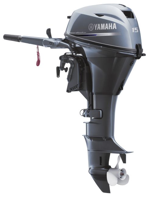 F15LMHA Yamaha 4 Stroke 15hp Long Shaft Portable Outboard For Sale Image