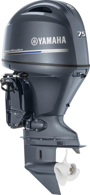 F75LB Yamaha 4 Stroke 75hp Long Shaft EFI Outboard For Sale Image