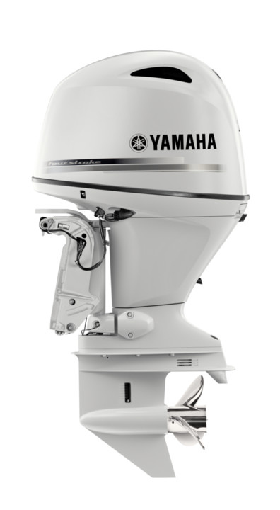 F115LB2 Yamaha 115HP Four Stroke Outboard - Long Shaft (White) Image