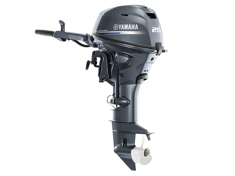 F20LWPHB Yamaha 4 Stroke 20hp Long Shaft, Manual and Electric Start, Electronic Fuel Injection, Power Tilt, Tiller Handle Image