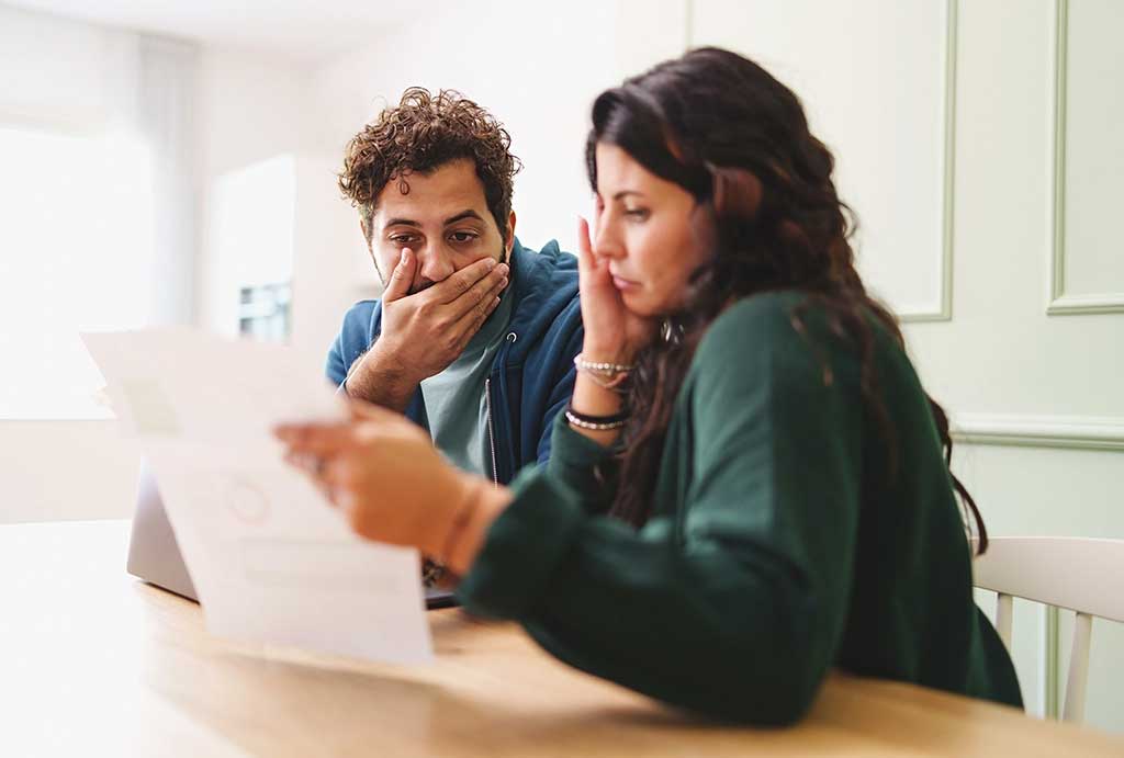 Couple in bill shock