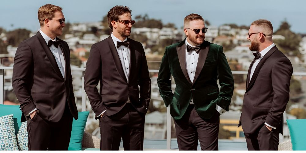 Mix & Match: Sibling and Groomsmen Suits 