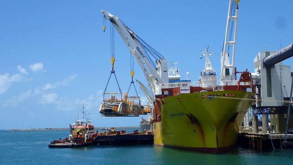 Hay Point Stacker Pacific Marine Group | Hay Point Stacker Reclaimers Delivery Continues