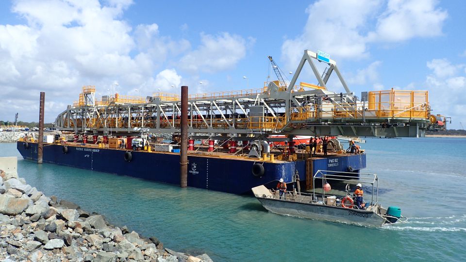 Pacific Marine Group | Hay Point Stacker Reclaimers Delivery Continues