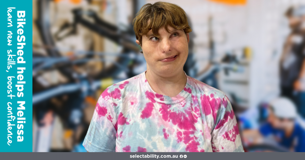 Melissa gains confidence, learns new skills at BikeShed