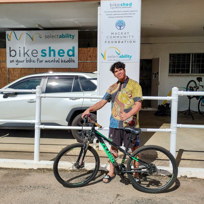Mackay BikeShed receives generous donation