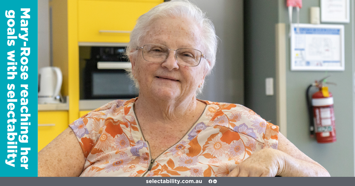 Mary-Rose reaching her goals with selectability's support | selectability