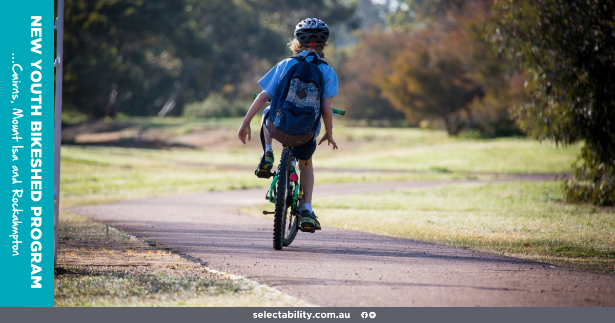 selectability to launch new Youth BikeShed program selectability
