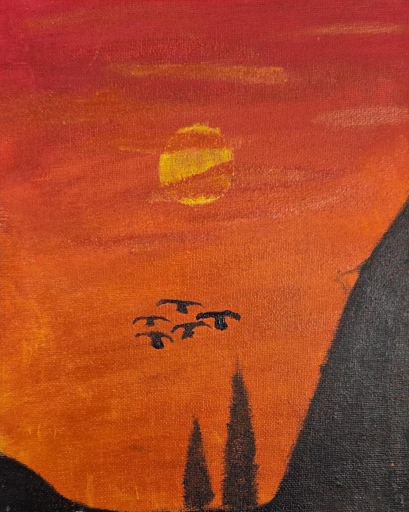 Crimson flight  Image