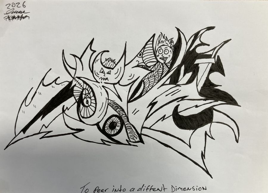 To peer into a different dimension Image