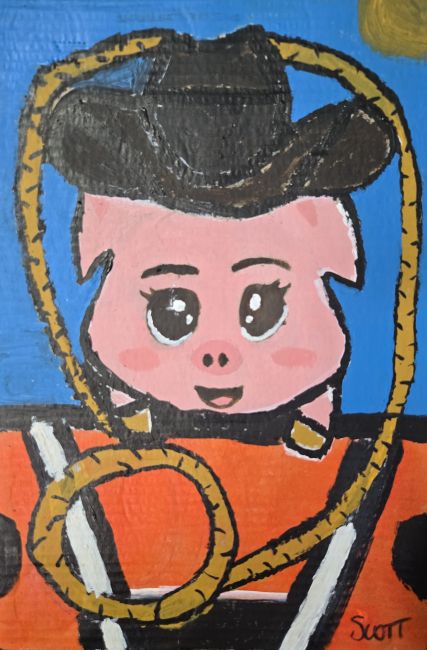 Rodeo pig Image