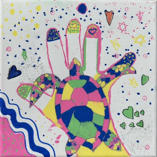 Rainbow turtle Image