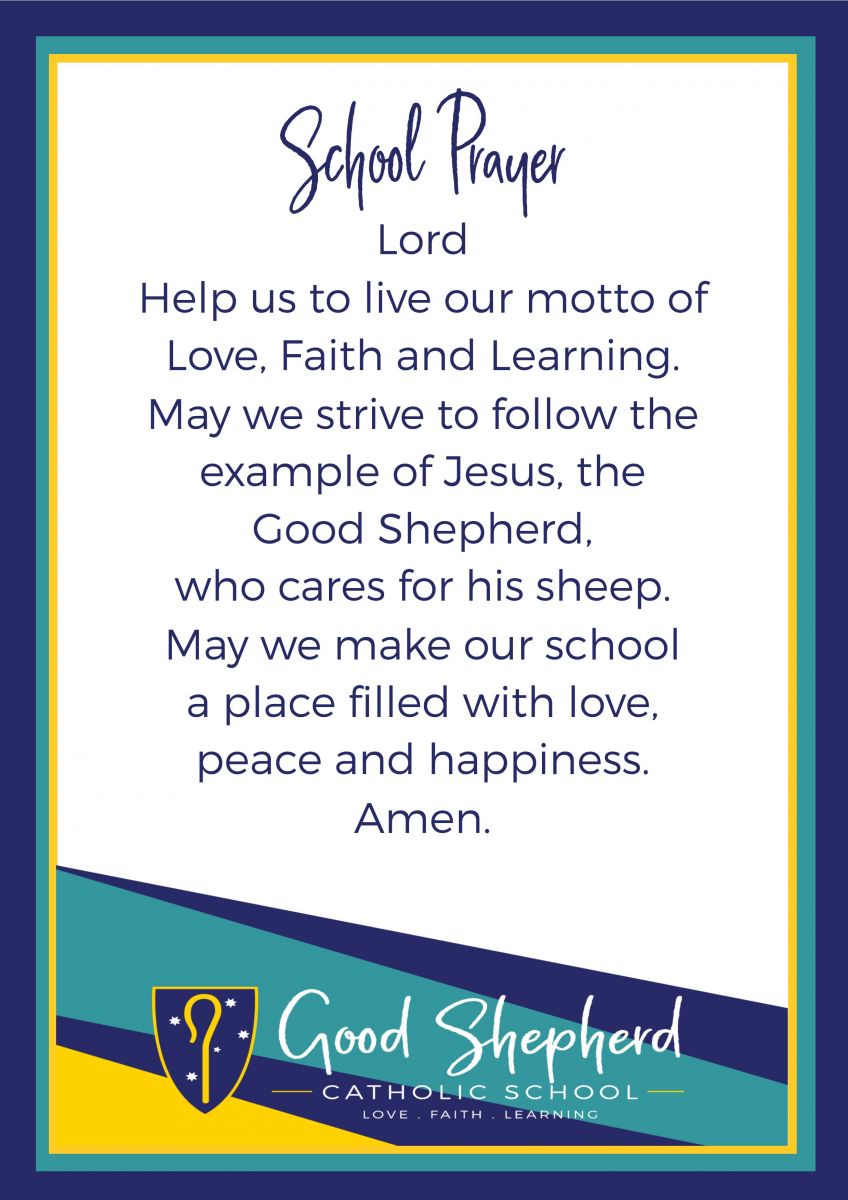 School Prayer Good Shepherd Catholic Community School Rasmussen