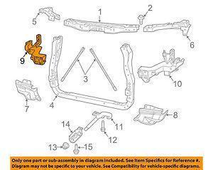RH Headlight Mount Brkt
