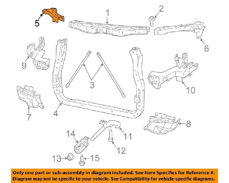 Front Rad Support Panel