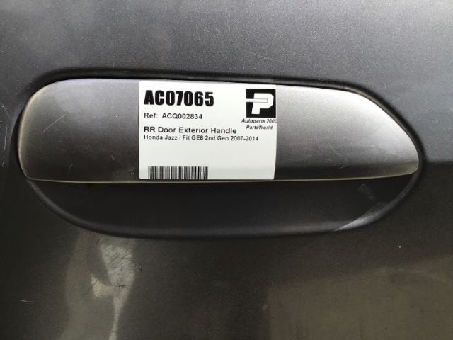 Rr Door Exterior Handle