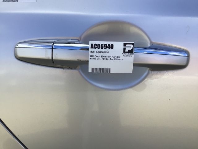 Rr Door Exterior Handle