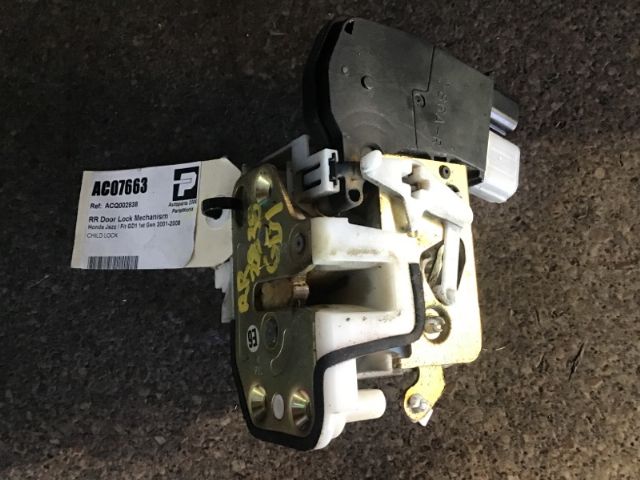 Rr Door Lock Mechanism