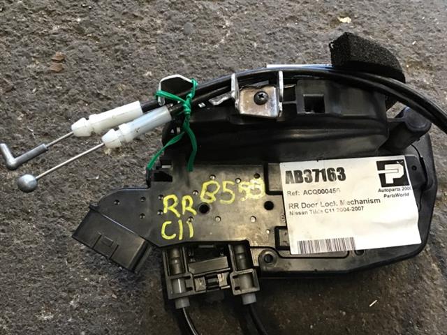 Rr Door Lock Mechanism