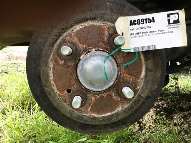 Rr Abs Hub Drum Type