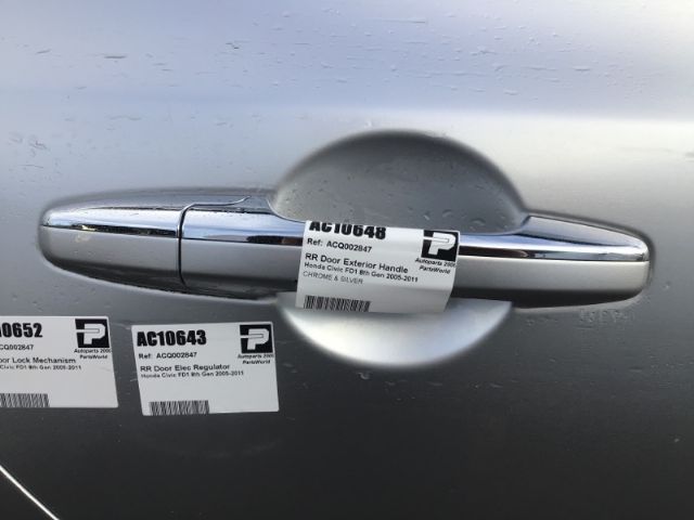 Rr Door Exterior Handle