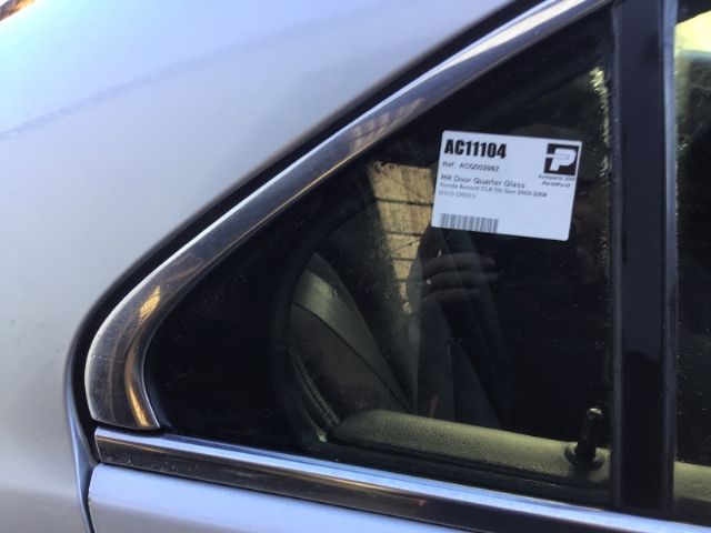 Rr Door Quarter Glass