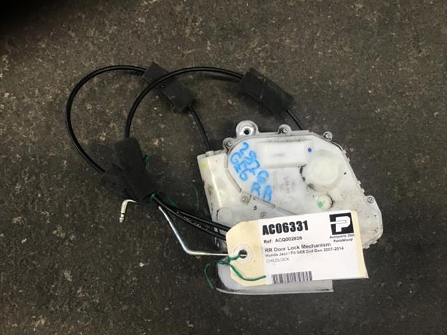 Rr Door Lock Mechanism
