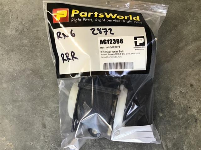 Rr Rear Seat Belt