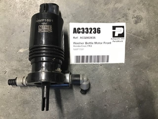 Washer Bottle Motor Front