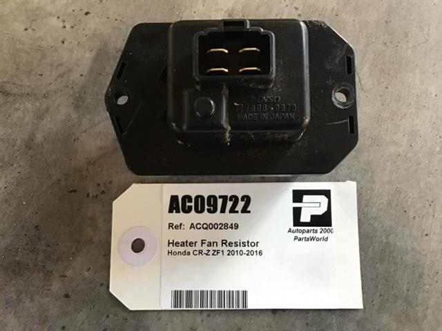 Heater Fan Resistor