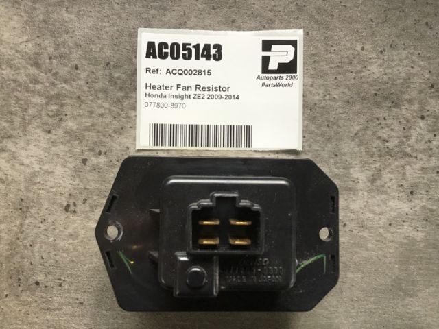 Heater Fan Resistor