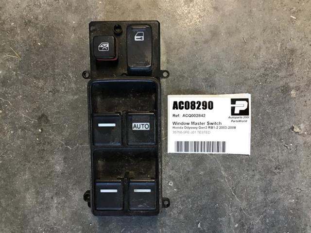 Window Master Switch