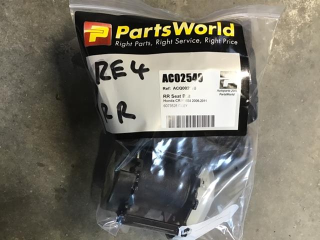 Rr Seat Belt
