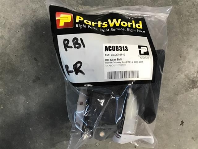 Rr Seat Belt