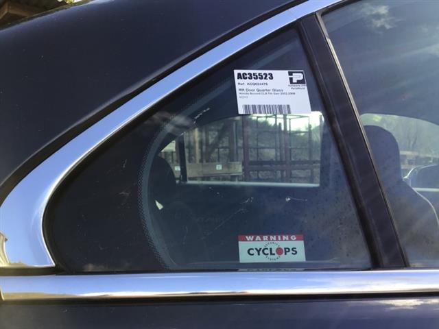 Rr Door Quarter Glass