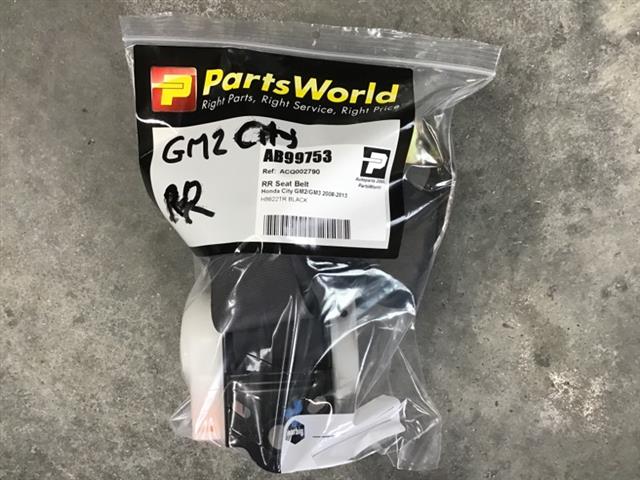 Rr Seat Belt