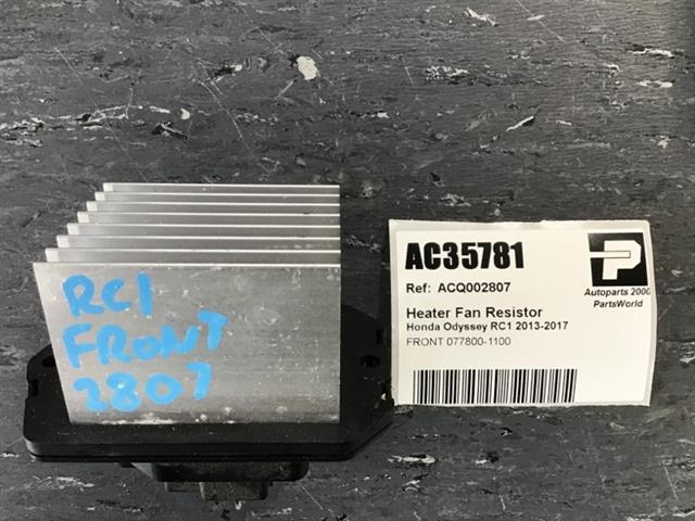 Heater Fan Resistor